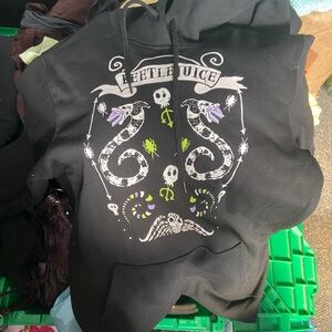 Black Beetlejuice Graphic Hoodie
